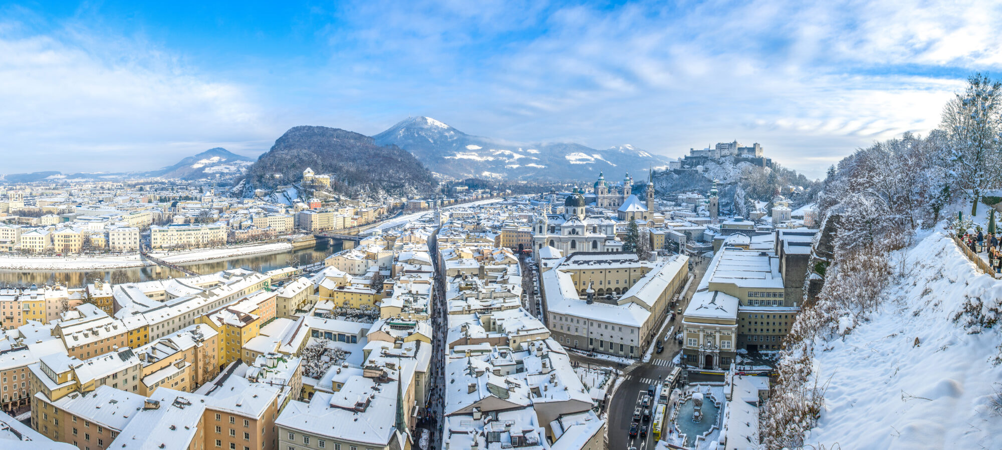 Salzburg Winter Panorama
